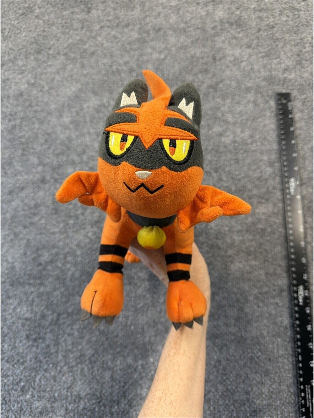 30cm Anime Orange Torracat Plush | Cute Fire Cat Tiger Doll | Soft Stuffed Toy |